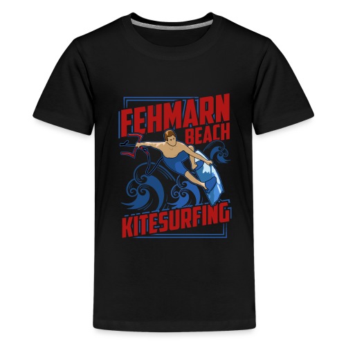 Kitesurfing Fehmarn - Teenager Premium T-Shirt