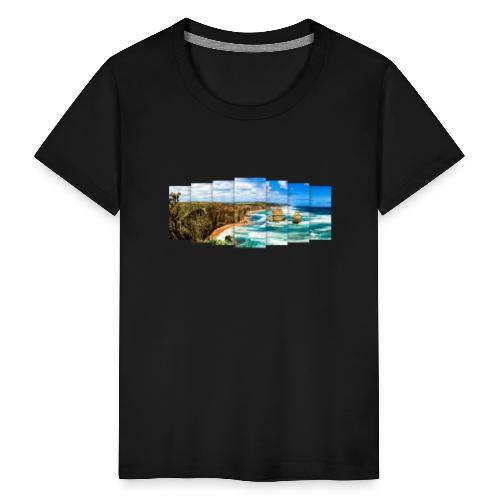 Australien: Steilküste mit Felsen und Fernblick - Teenager Premium T-Shirt