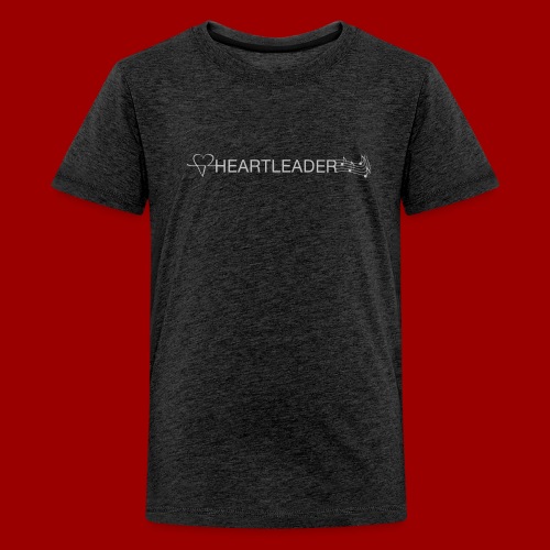 Heartleader Charity (weiss/grau) - Teenager Premium T-Shirt