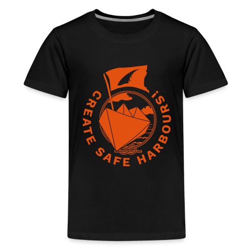 Seebruecke - Create Save Harbours - Teenager Premium T-Shirt