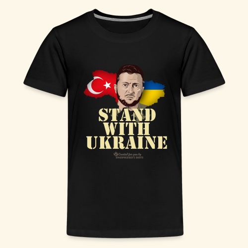 Ukraine Türkei Selenskyj - Teenager Premium T-Shirt