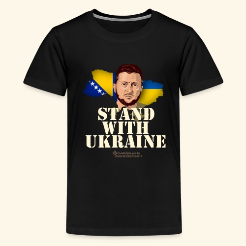 Ukraine Bosnia Herzegovina - Teenager Premium T-Shirt