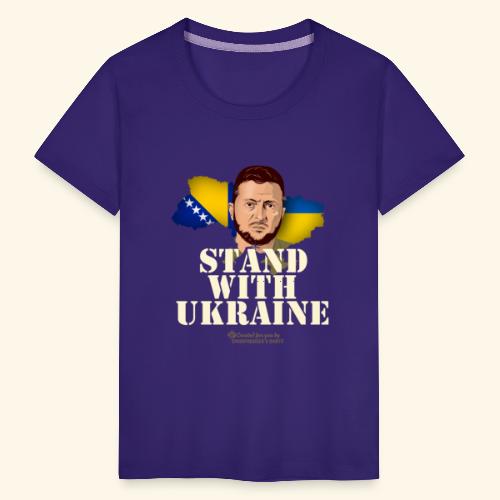 Ukraine Bosnia Herzegovina - Teenager Premium T-Shirt