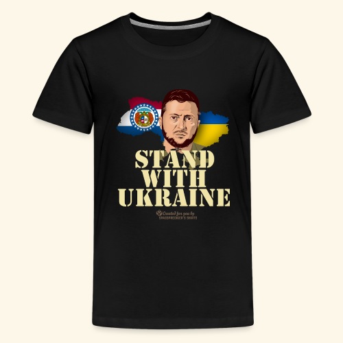 Ukraine Missouri Unterstützer Design - Teenager Premium T-Shirt