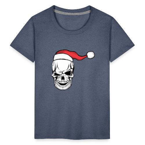 Weihnachten Xmas Totenkopf - Teenager Premium T-Shirt