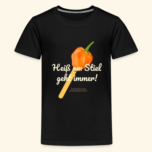 T Shirt Eis am Stiel Habanero Chili - Teenager Premium T-Shirt
