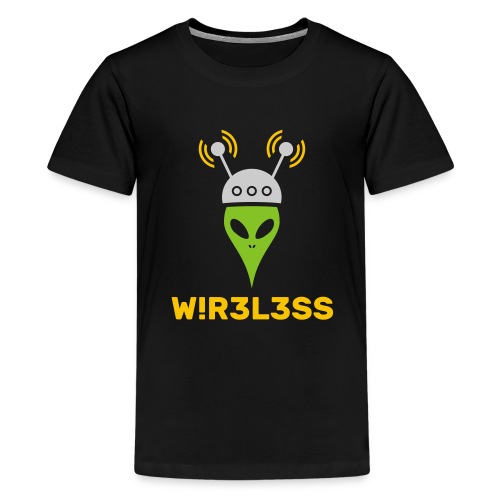 Wireless Alien - Teenage Premium T-Shirt