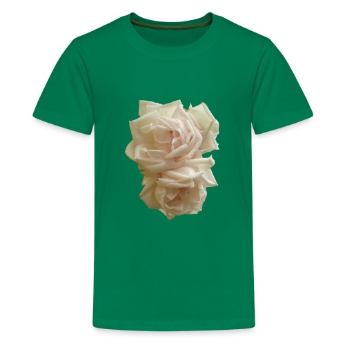 Rosen weiß Sommer - Teenager Premium T-Shirt