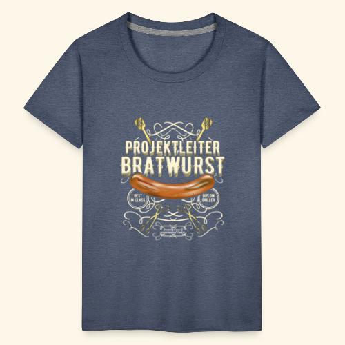 Grillen Design Projektleiter Bratwurst - Teenager Premium T-Shirt
