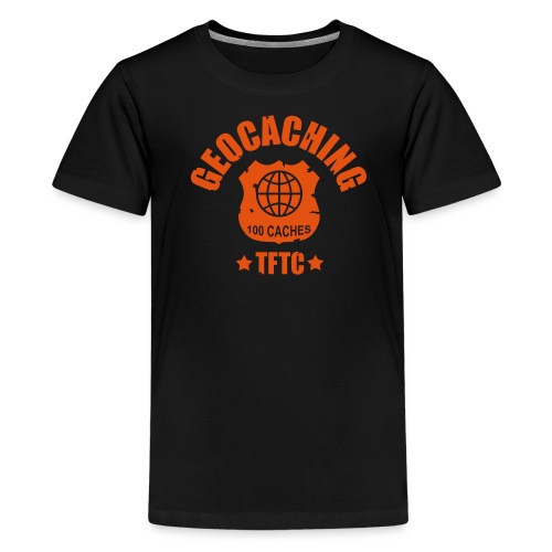 geocaching - 100 caches - TFTC / 1 color - Teenager Premium T-Shirt