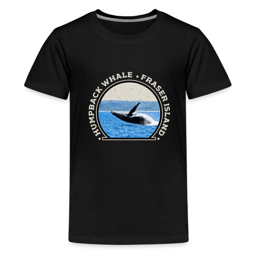 Springender Wal: Humpback Whale - Fraser Island - Teenager Premium T-Shirt