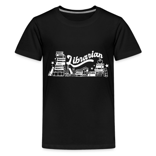 0323 Funny design Librarian Librarian - Teenage Premium T-Shirt