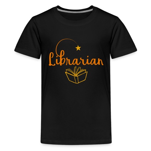 0327 Librarian Librarian Library Book - Koszulka młodzieżowa Premium
