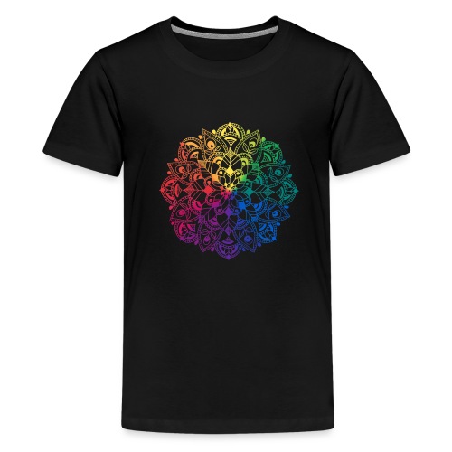 Flower Mandala - Teenager Premium T-Shirt
