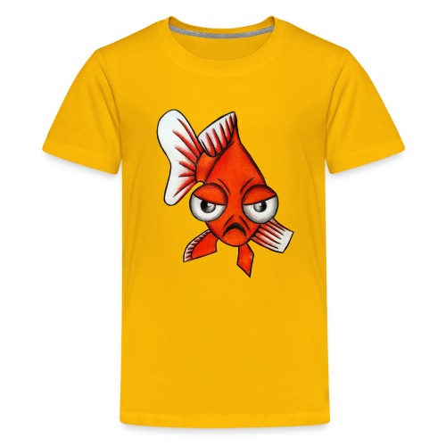 Angry Fish - T-shirt Premium Ado