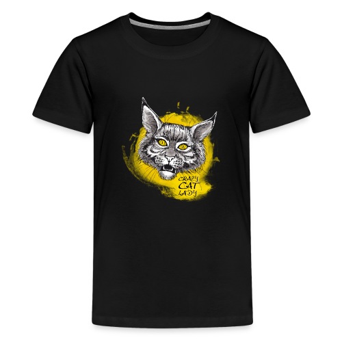 crazy cat lady - Teenager Premium T-Shirt