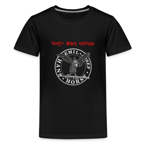 Horst Adler Kapelle - Schrift und Logo - Teenager Premium T-Shirt