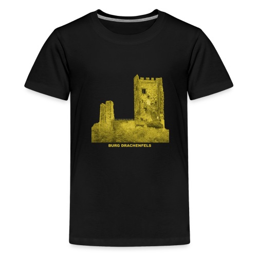 Drachenfels Burg Ruine Rhein Siebengebirge - Teenager Premium T-Shirt