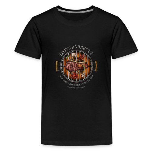 Dad's Barbecue - The man, the grill, the legend - - Teenager Premium T-Shirt
