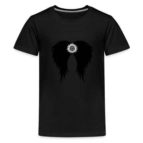 Supernatural wings (vector) Hoodies & Sweatshirts - Teenage Premium T-Shirt