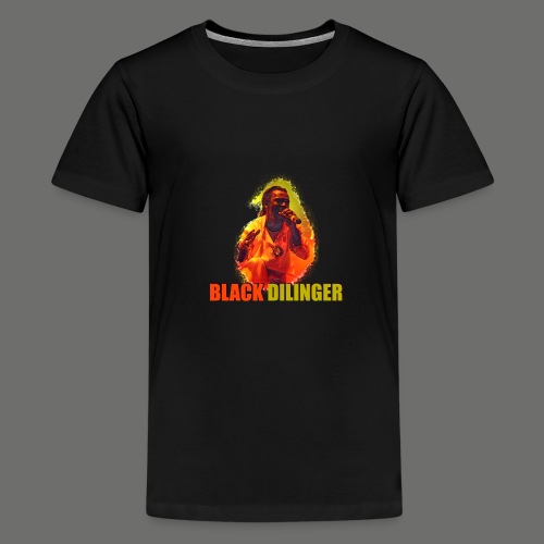 BLACK DILLINGER ONE - Teenager Premium T-Shirt