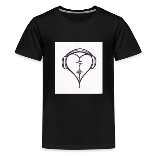 love music - T-shirt Premium Ado