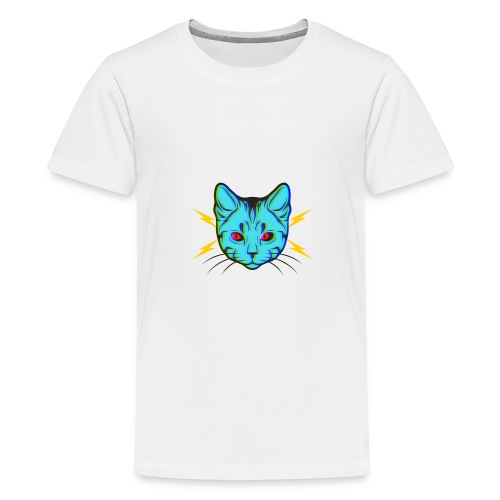 White cat - Camiseta premium adolescente