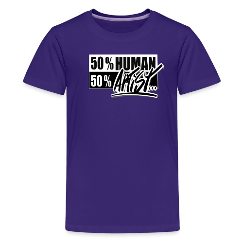 Fifty Fifty Human Artist - Teenager premium T-shirt