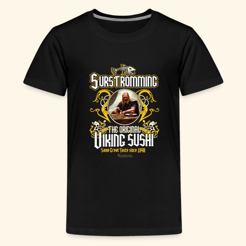 Surströmming T-Shirt Design Wikinger Sushi - Teenager Premium T-Shirt