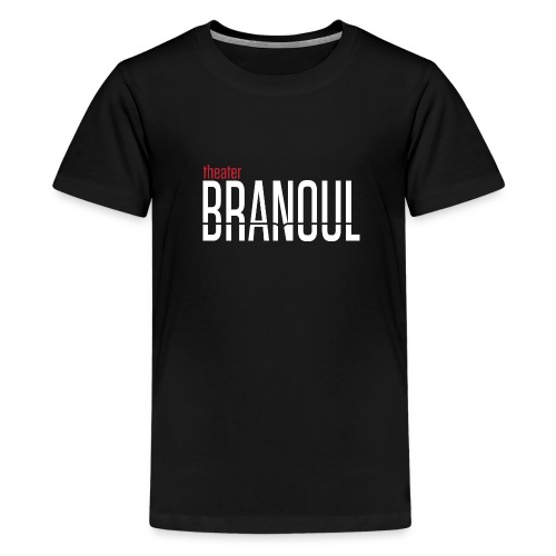Branoul Logo rood wit - Teenager Premium T-shirt