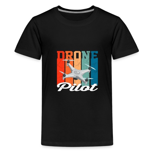 Drohnen Pilot - Vintage Retro Geschenk - Teenager Premium T-Shirt