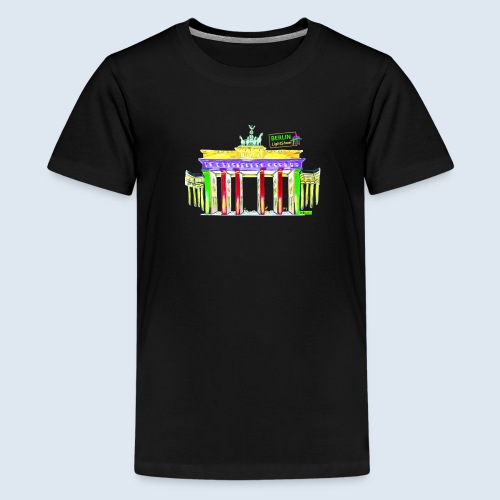 Brandenburger Tor Berlin m/w PopArt icke.shop - Teenager Premium T-Shirt