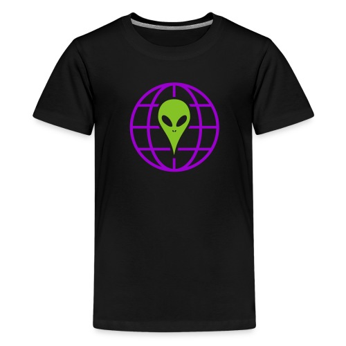 Planet Earth Alien - Teenage Premium T-Shirt