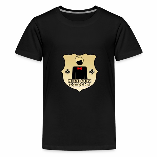 Nerd Quiz Logo - Teenager Premium T-Shirt
