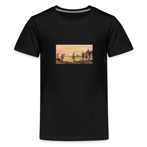 Glastonbury Tor - Teenage Premium T-Shirt