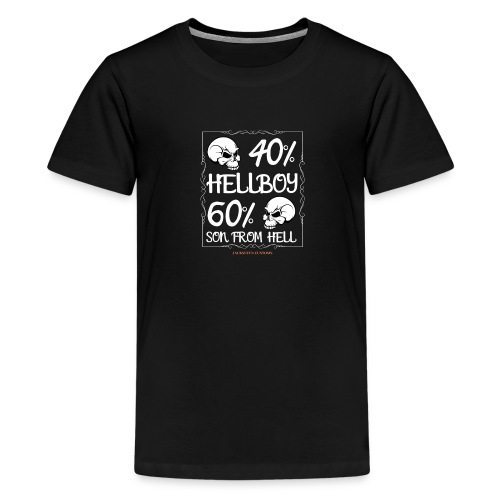 Hellboy jackseven customs bikerwear Skull Biker - Teenager Premium T-Shirt