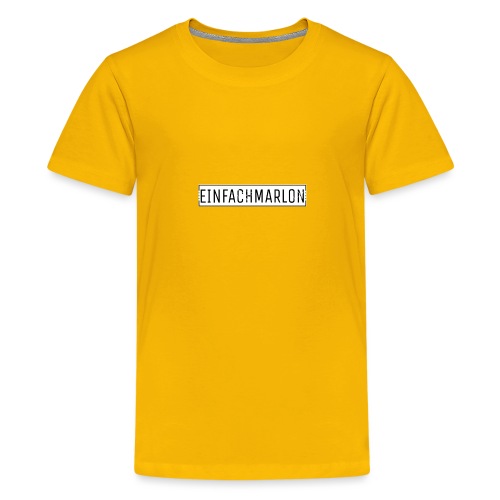 EinfachMarlon Logo - Teenager Premium T-Shirt