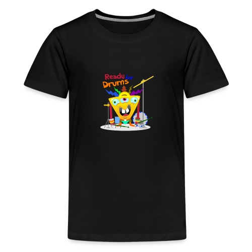 Ready for drums Schlagzeug Comic - Teenager Premium T-Shirt