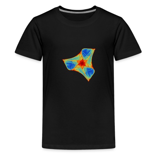 Värikäs bumerang meritähti meren olento 12117j - Teinien premium t-paita