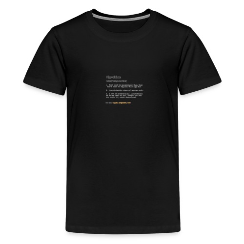 Algorithm - Teenage Premium T-Shirt