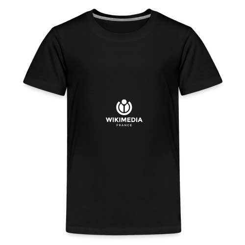Logo Wikimédia France - T-shirt Premium Ado