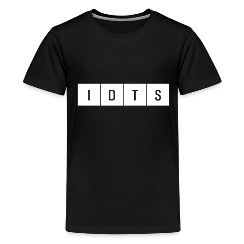 IDioTS VIT - Premium-T-shirt tonåring