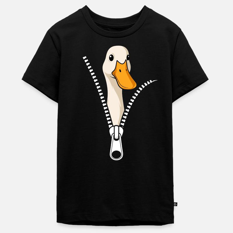 Runner Ducks Runner Duck Accessoires Funny Ducks - T-shirt Premium bio Ado - noir