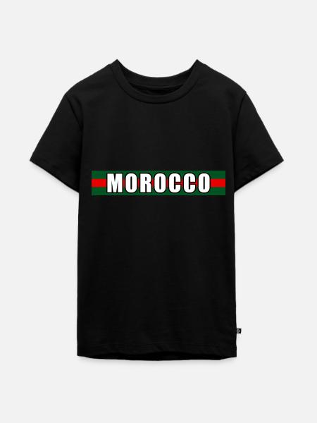 Marokko in Kraft - Teenager Premium Bio T-Shirt - Schwarz