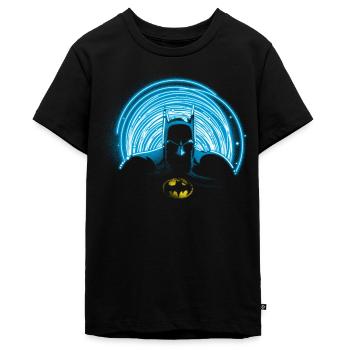 DC Comics Originals Batman Contour Neon - T-shirt Premium bio Ado - noir - Devant - AI Model Teenager Male light (155cm)