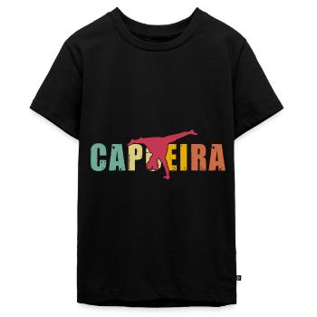 Capoeira - Teenager Premium Bio T-Shirt - Schwarz - Vorne - AI Model Teenager Male light (155cm)