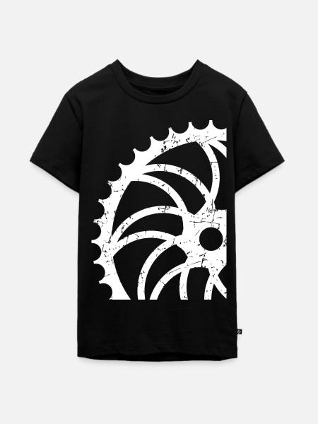 Fahrradfahrer - Teenager Premium Bio T-Shirt - Schwarz