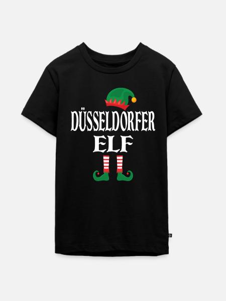 Düsseldorfer Elf - Teenager Premium Bio T-Shirt - Schwarz