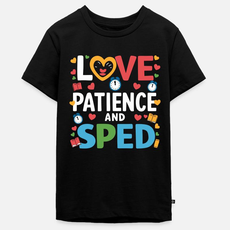 Sonderpädagogik-lehrer « Accélération de l’inclusion des enseignants » - T-shirt Premium bio Ado - noir