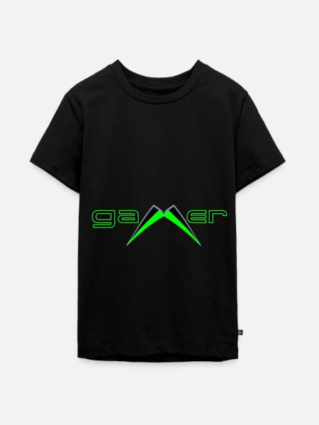 Gamer - Teenager Premium Bio T-Shirt - Schwarz